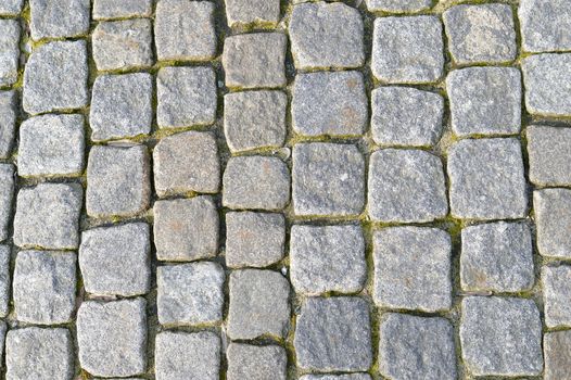 Traditional Cobbled Sidewalk Pavement Stavanger Norway