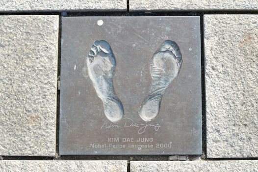 Kim Dae Jung Nobel Peace Laureate 2000 Stavanger City Centre Norway