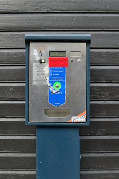 Car Parking Cash Pay Machine Sandnes Norway