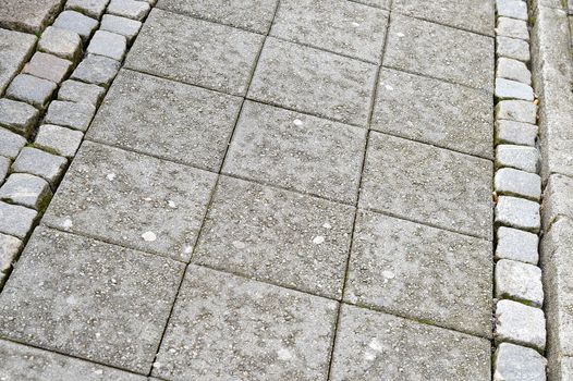 Grey Stone Sidewalk Pavement Sandnes Norway