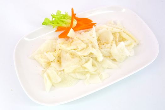 raw tripe ready to be grilled