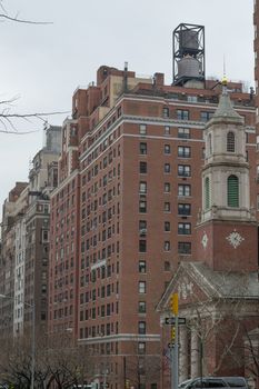 Water tower are iconic in NYC and their function is the distribution of potable water and providing emergency storage for fire protection