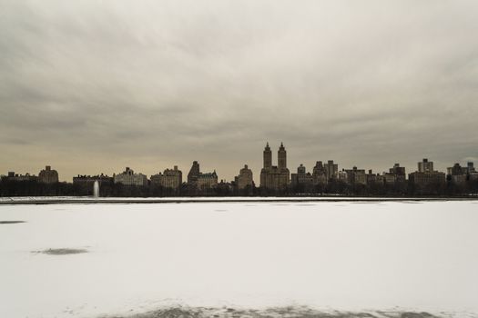 The Jaqueline Kenedy Onassis Reservoir is the biggest pond in Central Park and the views of the Upper West Side are a classic