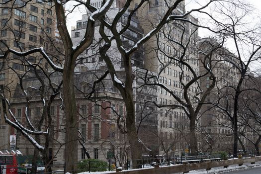 Central Park was initially opened in 1857 and expanded in 1873. It has an expansion of 843 (3.4 square km) acres and is located in the heart of Manhattan