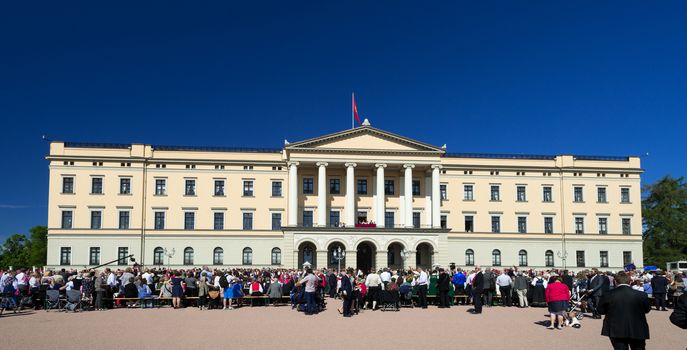 OSLO - MAY 17: Norwegian Constitution Day is the National Day of Norway and is an official national holiday observed on May 17 each year. Pictured on May 17, 2014