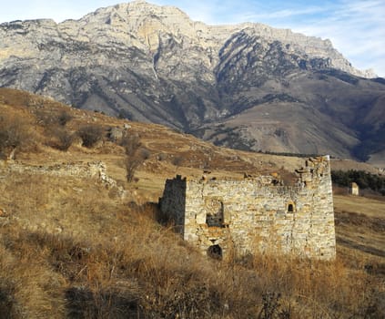 Towers Of Ingushetia. Ancient Architecture And Ruins