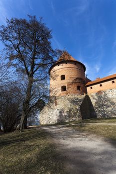 Medieval Trakai Island Castle. One of the most popular touristic destinations in Lithuania
