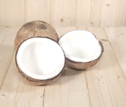 coconut on table