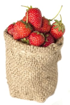 strawberry on white background isolate.