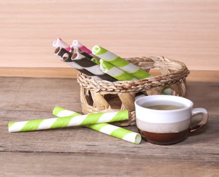 Rolled Wafer Cookies