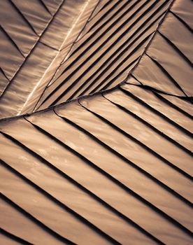 abstract background or texture detail brown steel roof