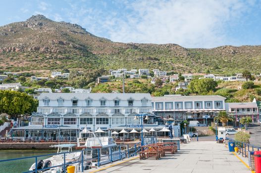 CAPE TOWN, SOUTH AFRICA - DECEMBER 12, 2014:  The waterfront at the Simons Town harbor