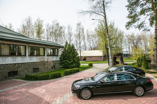 Ukraine, Kiev - April 23, 2015: Mercedes-Maybach S 600 2015 Test Drive