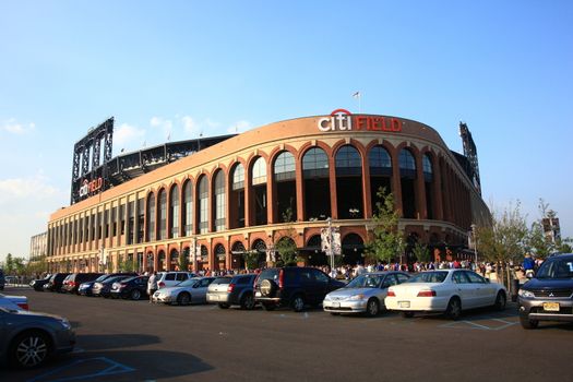 Famous Jackie Robinson Rotunda at Citi Field, home of the New York Mets.