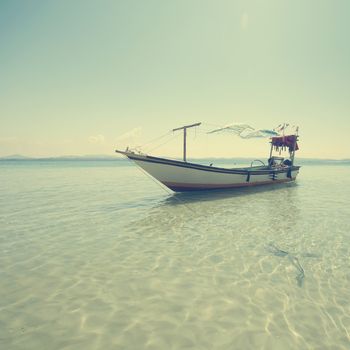 Fishing boat on the sea, Malaysia