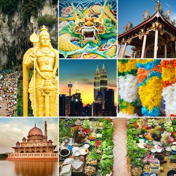 Collage of Malaysia attractions and landmark. All picture belongs to me.