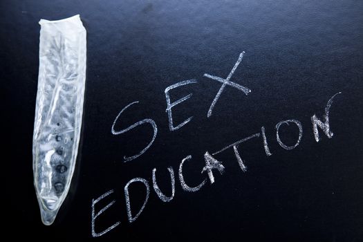 Sex, colorful bright concept of education