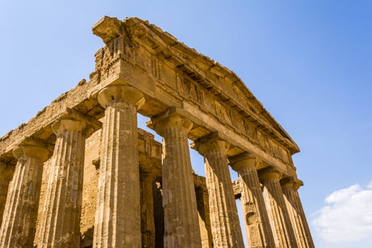 Temple of Concordia. Valley of the Temples at Agrigento on Sicily, Italy