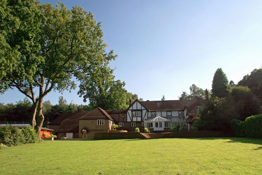 A large estate home, Tudor style, in the UK