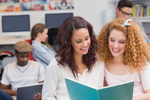 Fashion students working as a team at the college