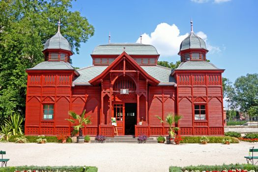 Exhibition pavilion of the Botanical garden in Zagreb, Croatia