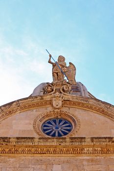 Statue of Saint Michael, St. James Cathedral, Sibenik