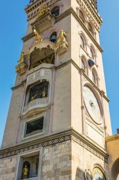 Messina Duomo Cathedral spire view, Italy Sicily 