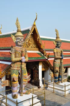 Golden pagoda in Grand Palace, Bangkok, Thailand