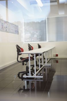 Empty class room in college