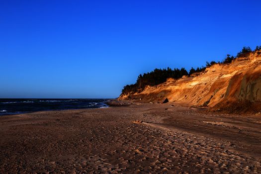 shore of the Baltic Sea,Ventspils,Latvia