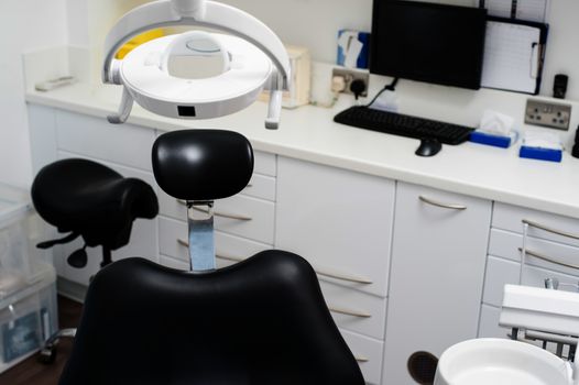 New modern dental office with dental chair
