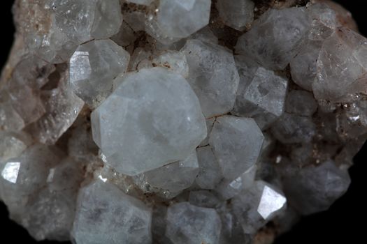 Analcime or analcite crystals