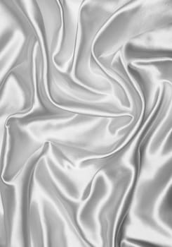 Smooth elegant white silk or satin can use as wedding background