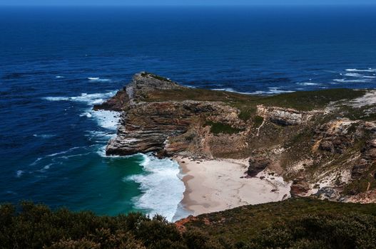 Dias Beach and the Cape of Good Hope to the west of Cape Point