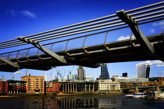 Millenium Bridge in London, England