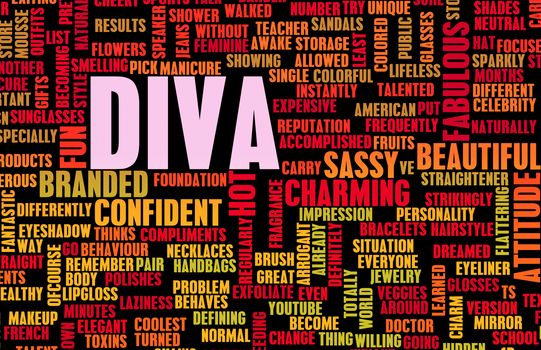Diva Crazy Attitude as a Art Concept
