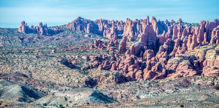 Arches National Park  Moab  Utah  USA