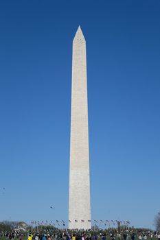 The Washington Memorial was built to commemorate George Washington (The first USA president) and it is the biggest obelisk and the world largest stone structure.