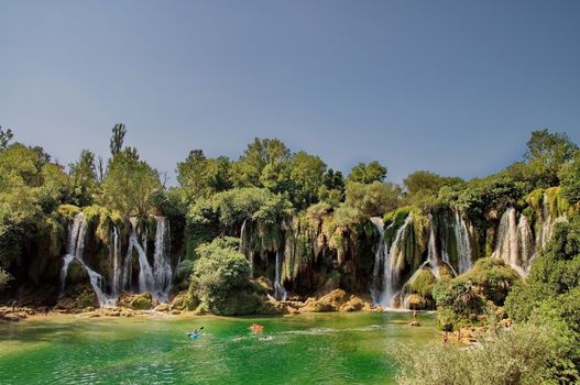 Kravice waterfalls in Bosnia Herzegovina