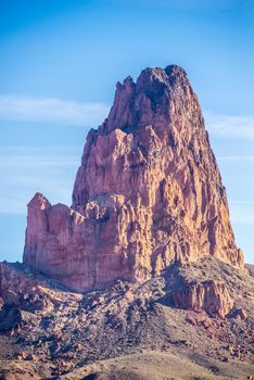 El Capitan Peak just north of Kayenta Arizona in Monument Valley