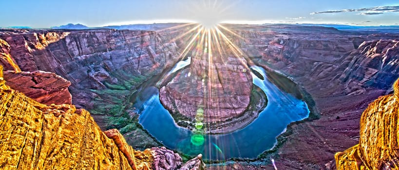 Sunset at the Horseshoe Band - Grand Canyon