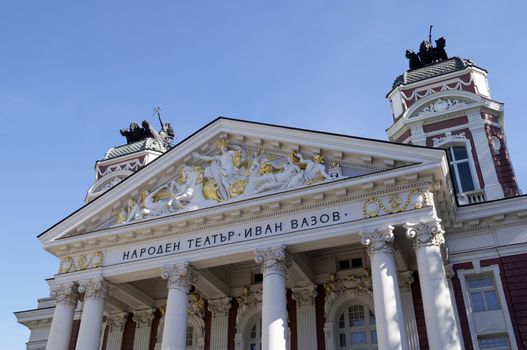 National theater Ivan Vazov in Sofia, Bulgaria