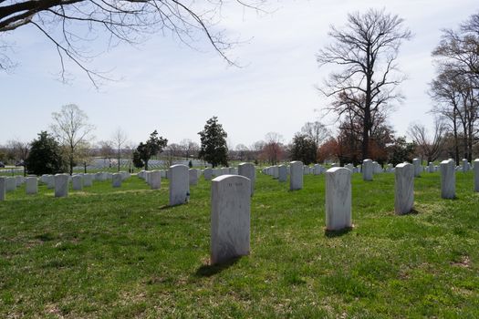 The Arlington Cemetery is the US military cemetery in which soldiers who died in national conflicts since the Civil War are Buried.