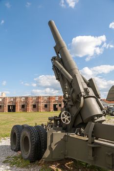 Old weapons - anti-aircraft guns, after the war in Croatia