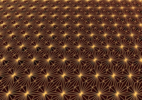 Abstract grid background with wired web cells
