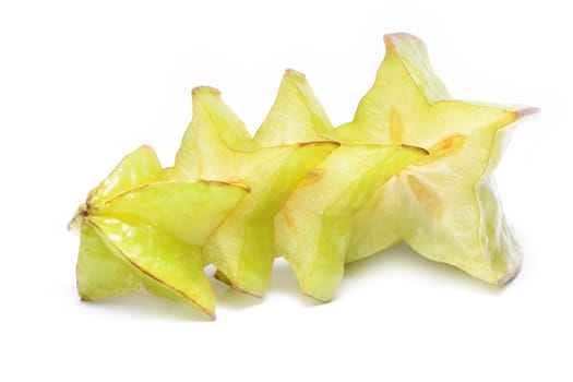 Carambola isolated on white background