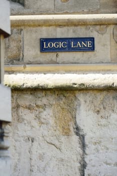Logic Lane signpost