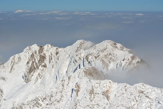 Winter in the mountains