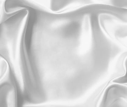 Smooth elegant white silk or satin can use as wedding background