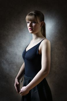 Portrait of a young ballerina